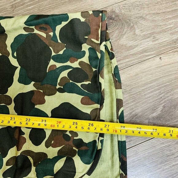 Vintage Camo Shooting Hunting Vest Men’s S Pockets Pouch Duck Bay Button Up 80s - Picture 16 of 16